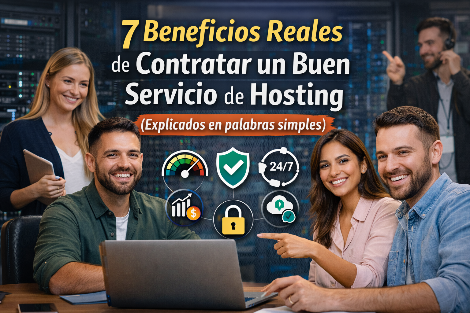 7 beneficios reales de contratar un buen servicio de hosting